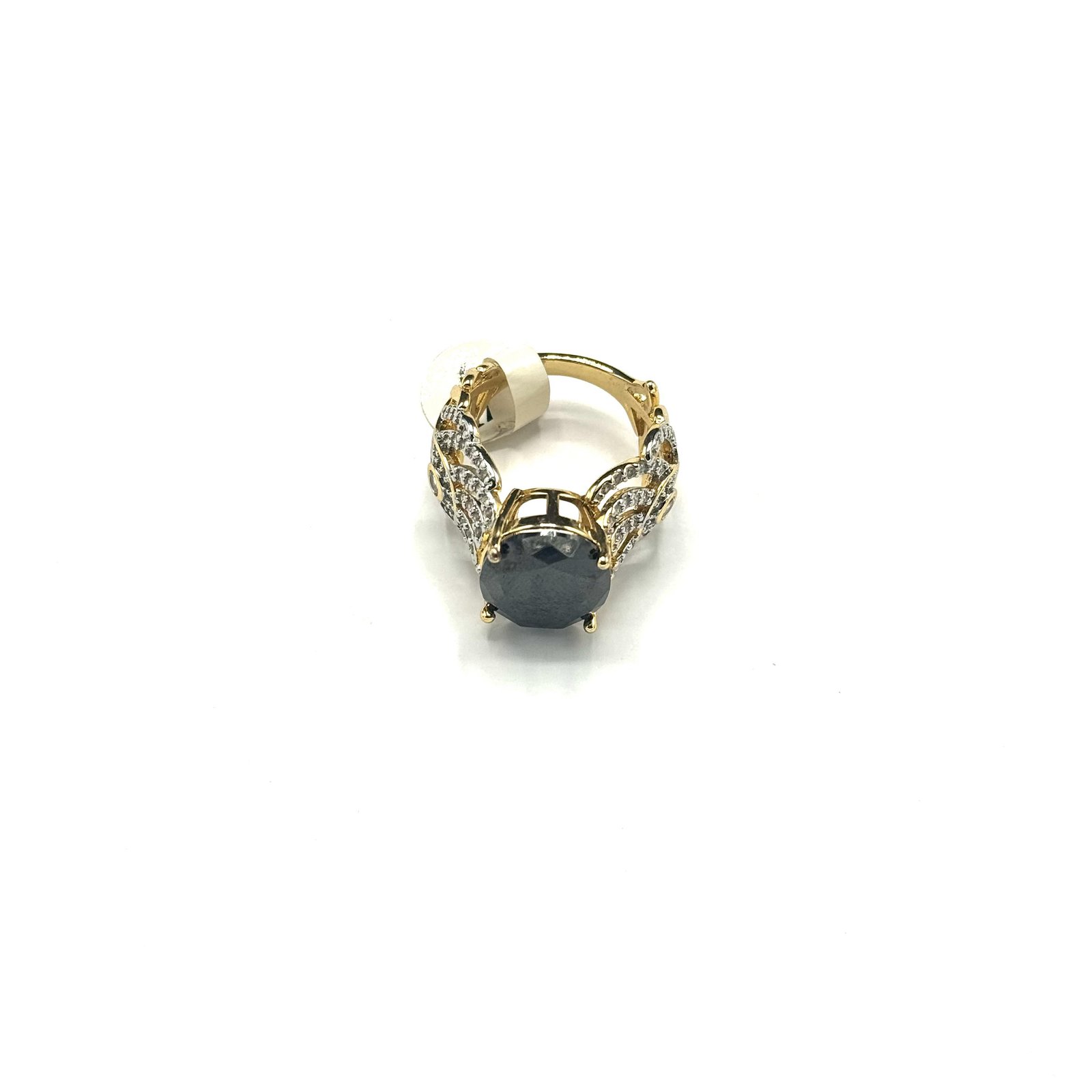Premium Quality Real Zircone Black Diamond Cut Rings ART-FAJ-5024