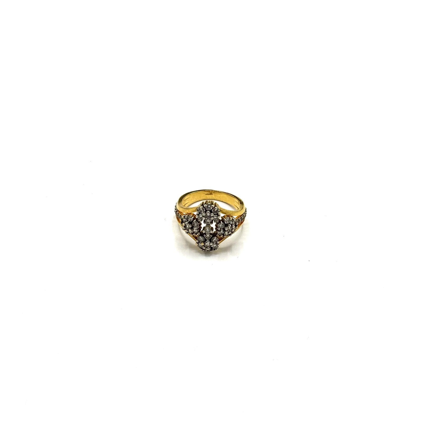 Premium Quality Gold Plated Diamond Style Rings ART-FAJ-5056