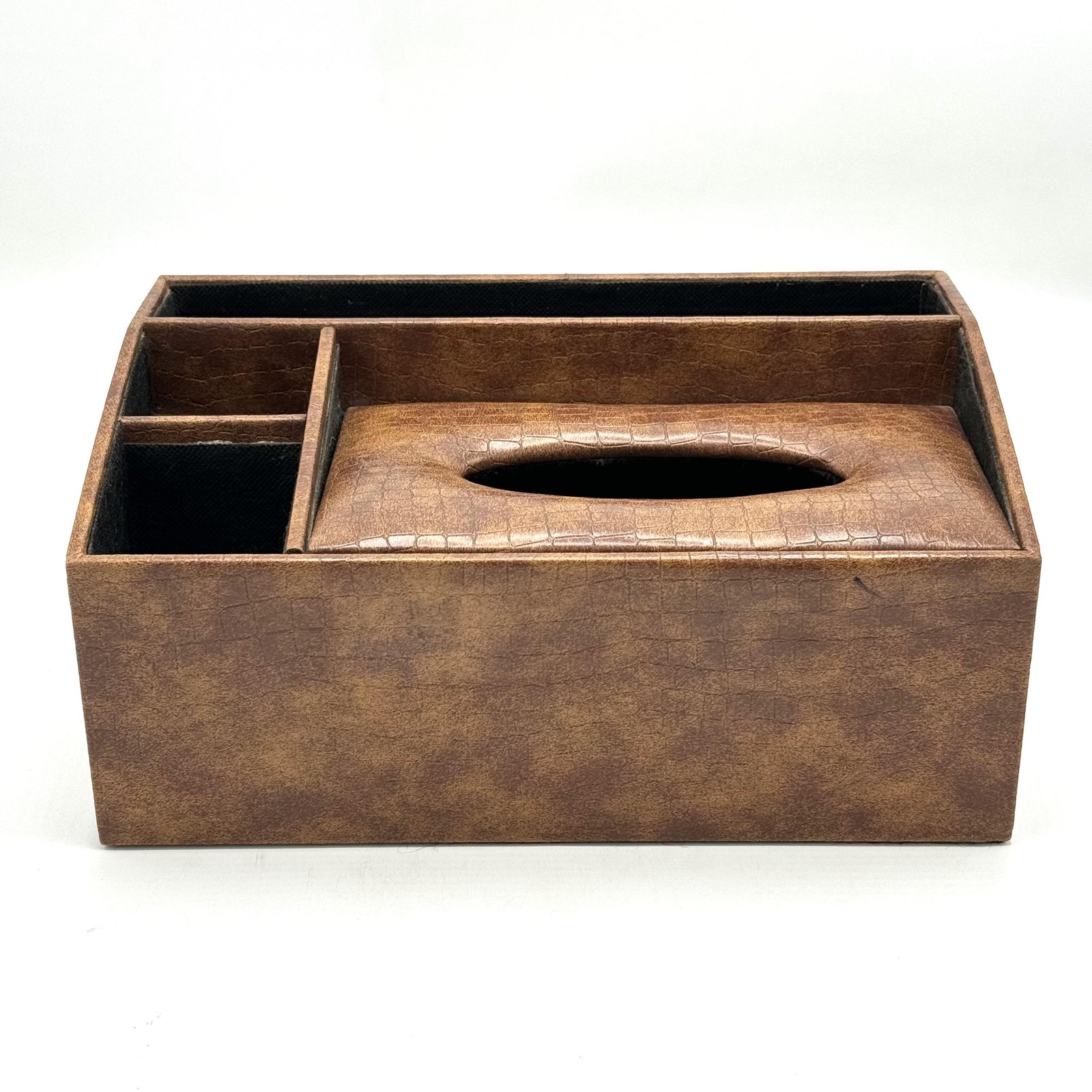 Decor Brown Leather Tissue Box ART-N-1771
