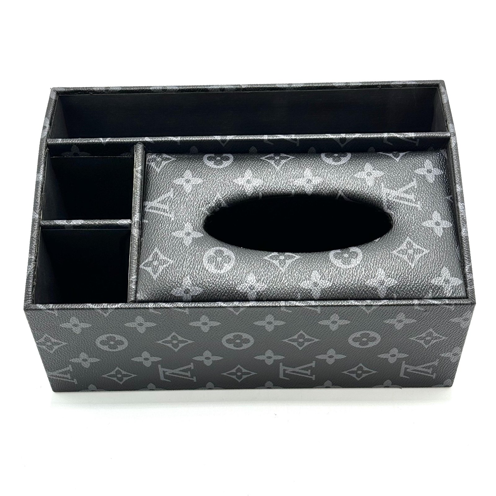 Decor Black Leather Tissue Box ART-N-1780