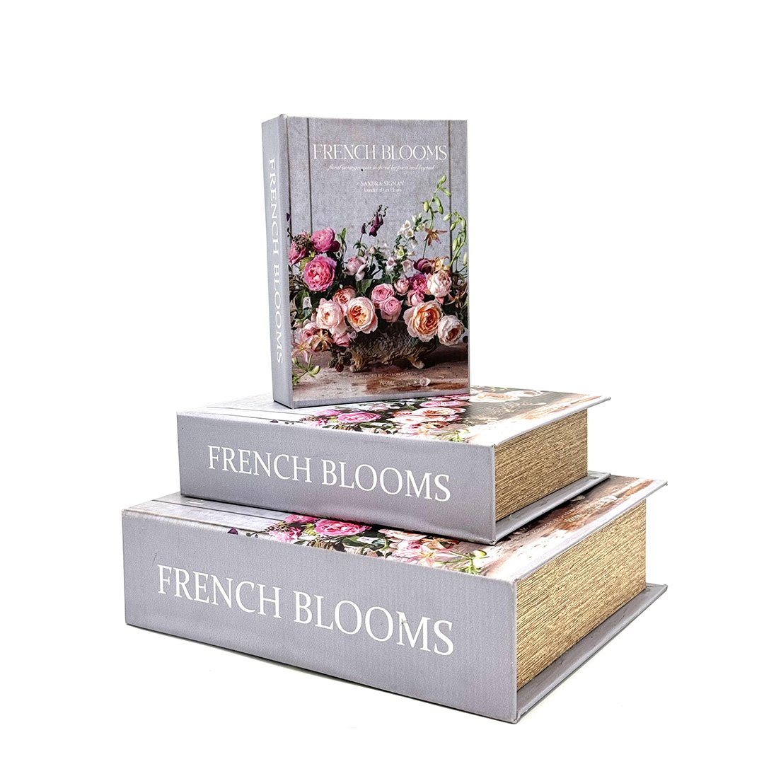 Decor French Bloom Book Style Box ART-N-1905