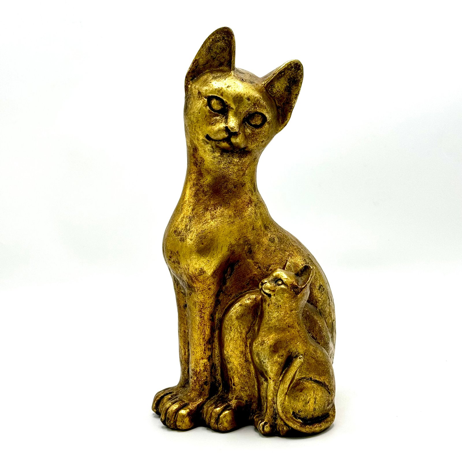 Decor Vintage Cat Figure Gold ART-N-2516