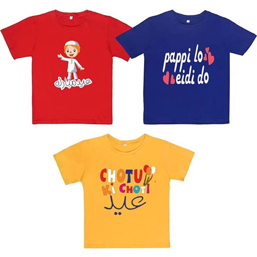 Pack Of 3 Kid Summer T shirts