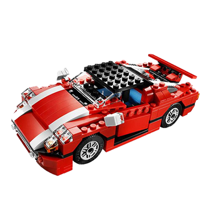 Architect Creator 23 in 1?Red Super Speedster Race Car Building Blocks Set