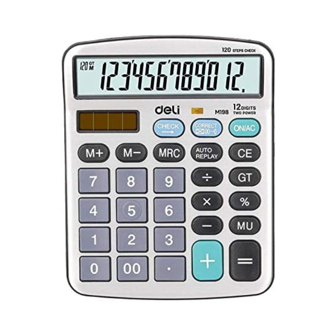 Deli ProCalc Metal Calculator EM19810