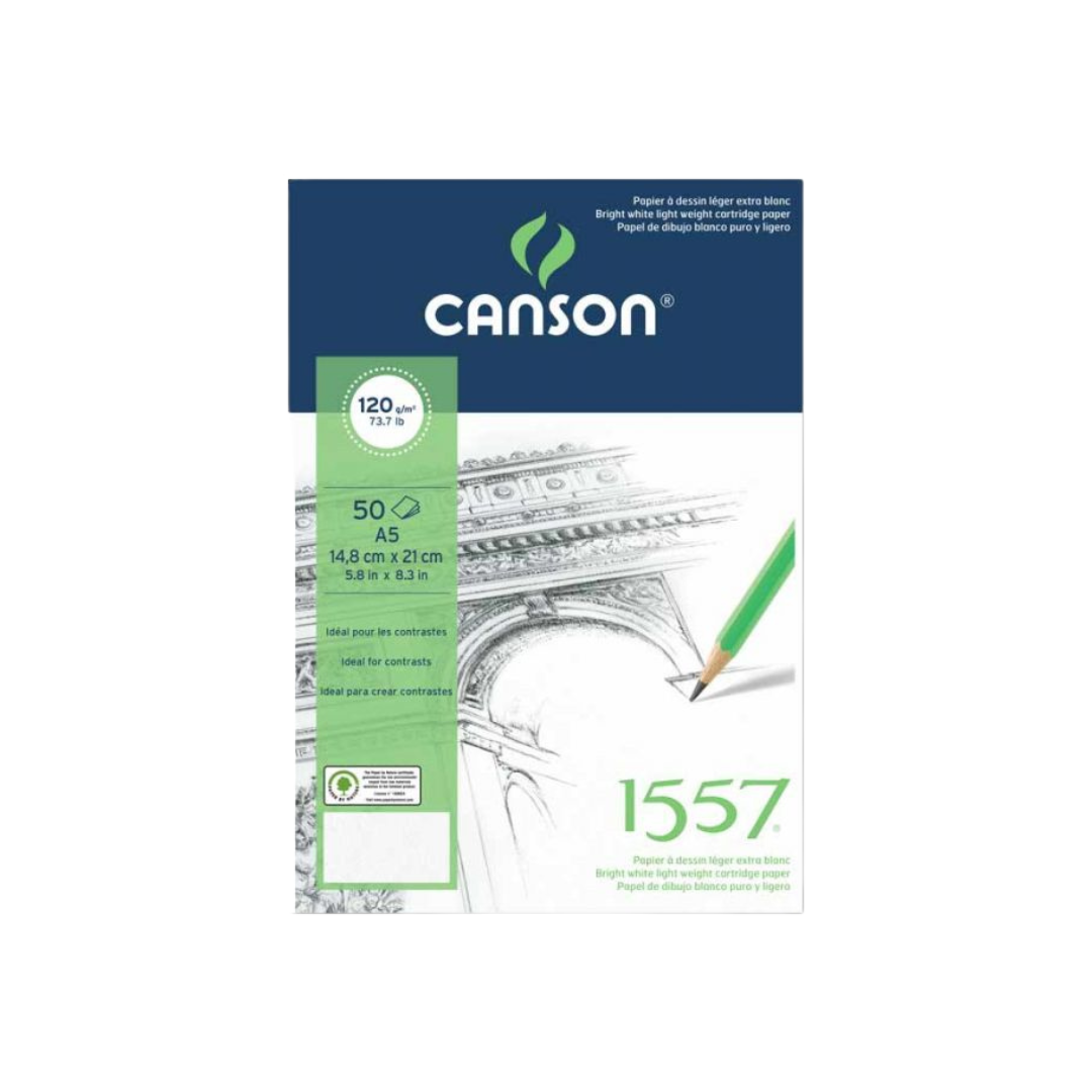 Canson Sketch Pad 1557 - A3, 160gsm, 20 Sheets