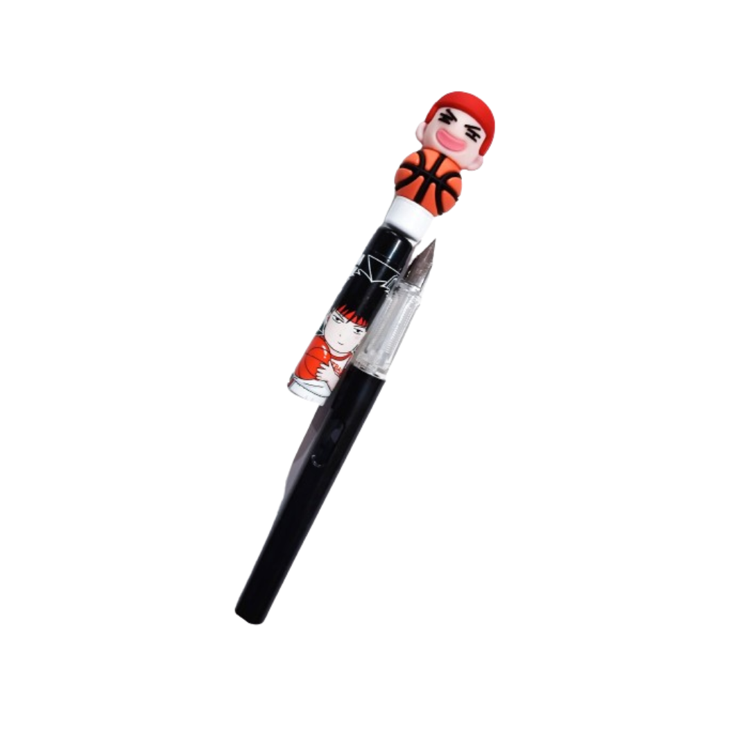 Cartoon Basketball Fountain Pen with Magnetic Cap