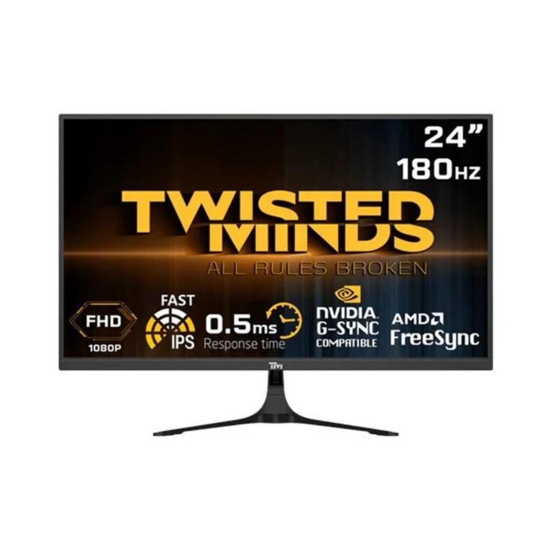 Twisted Minds 23.8″ FHD Gaming Monitor TM24FHD - 180Hz, IPS, Fast IPS, 0.5ms, HDMI 2.0