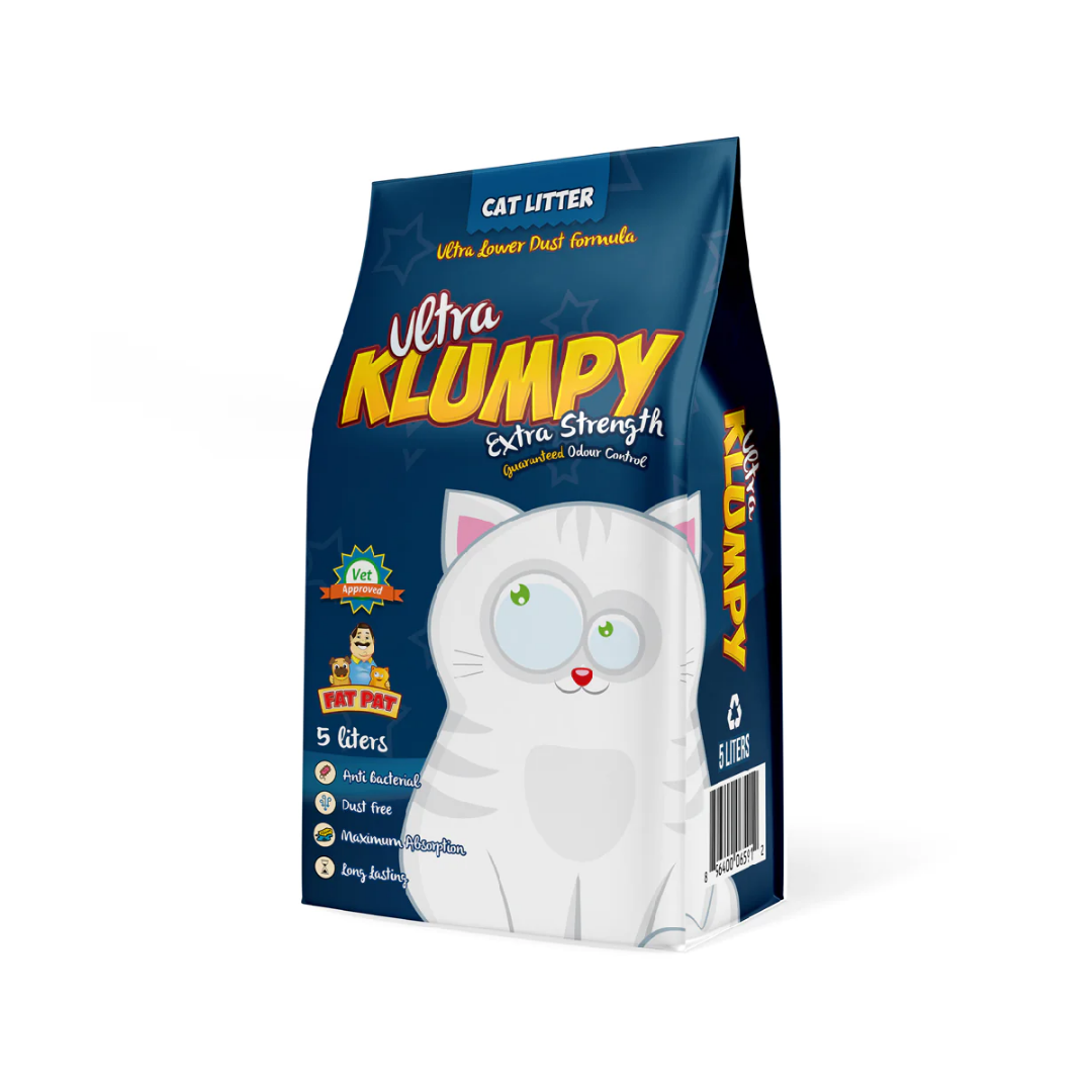 KLUMPY Cat Litter, Ultra Strength with Guaranteed Odor Control, 5kg