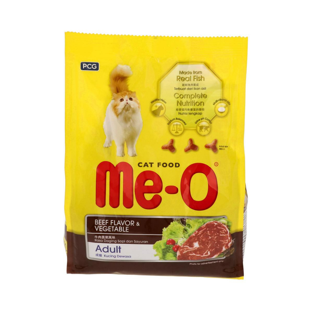 ME-O Adult Cat Food - Beef & Vegetable, 450g