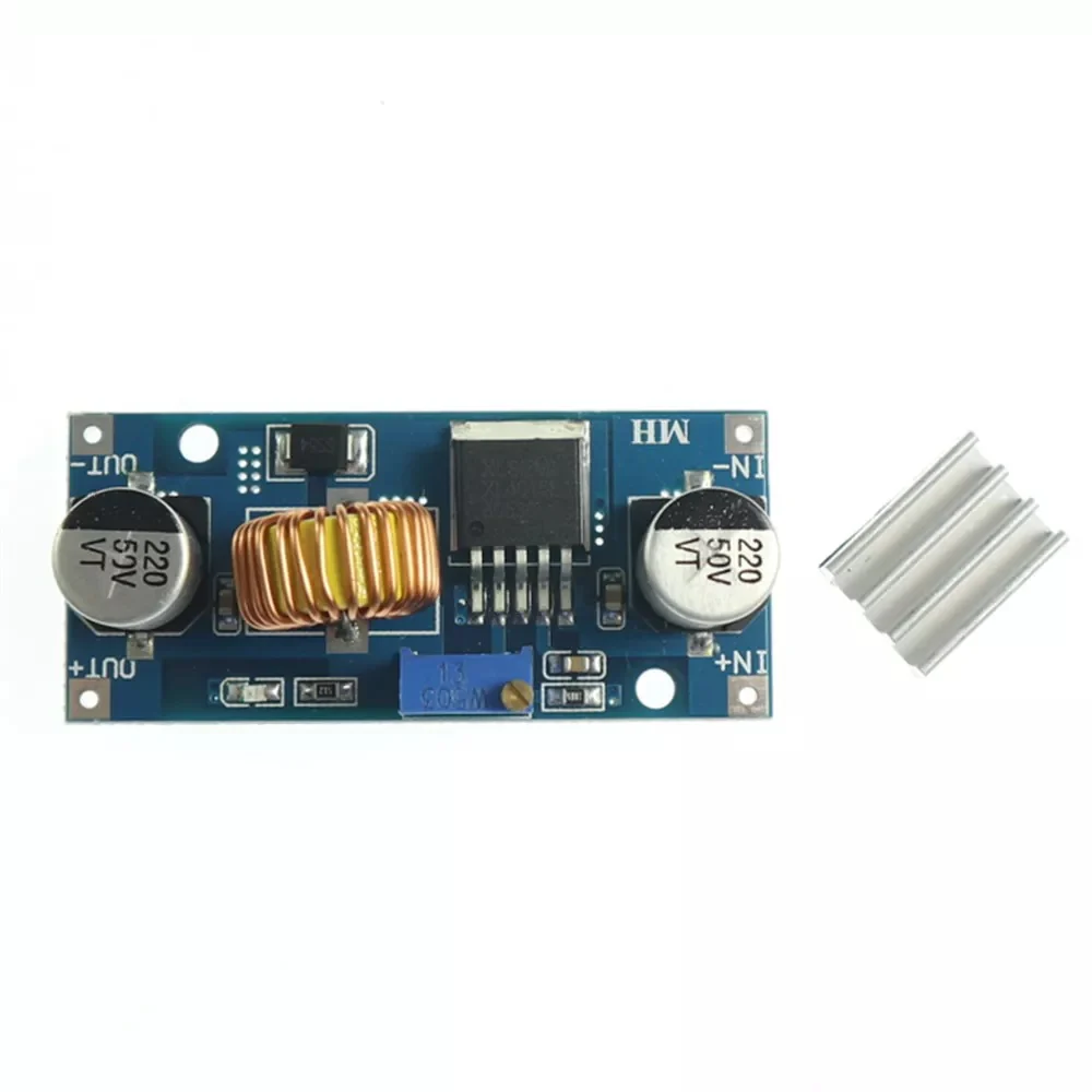 Adjustable Dc To Dc Step Down 5a Buck Converter With Heatsink Xl4015