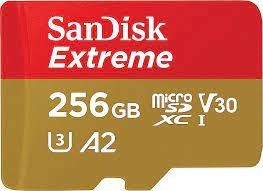 Sandisk 256GB Extreme Microsd UHS-I Card