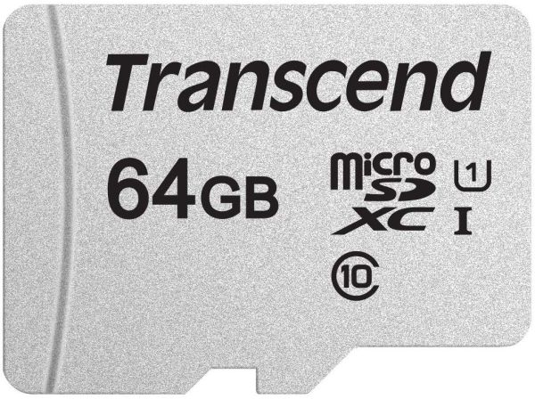 Transcend 64GB MicroSDXC/SDHC 300S Memory Card