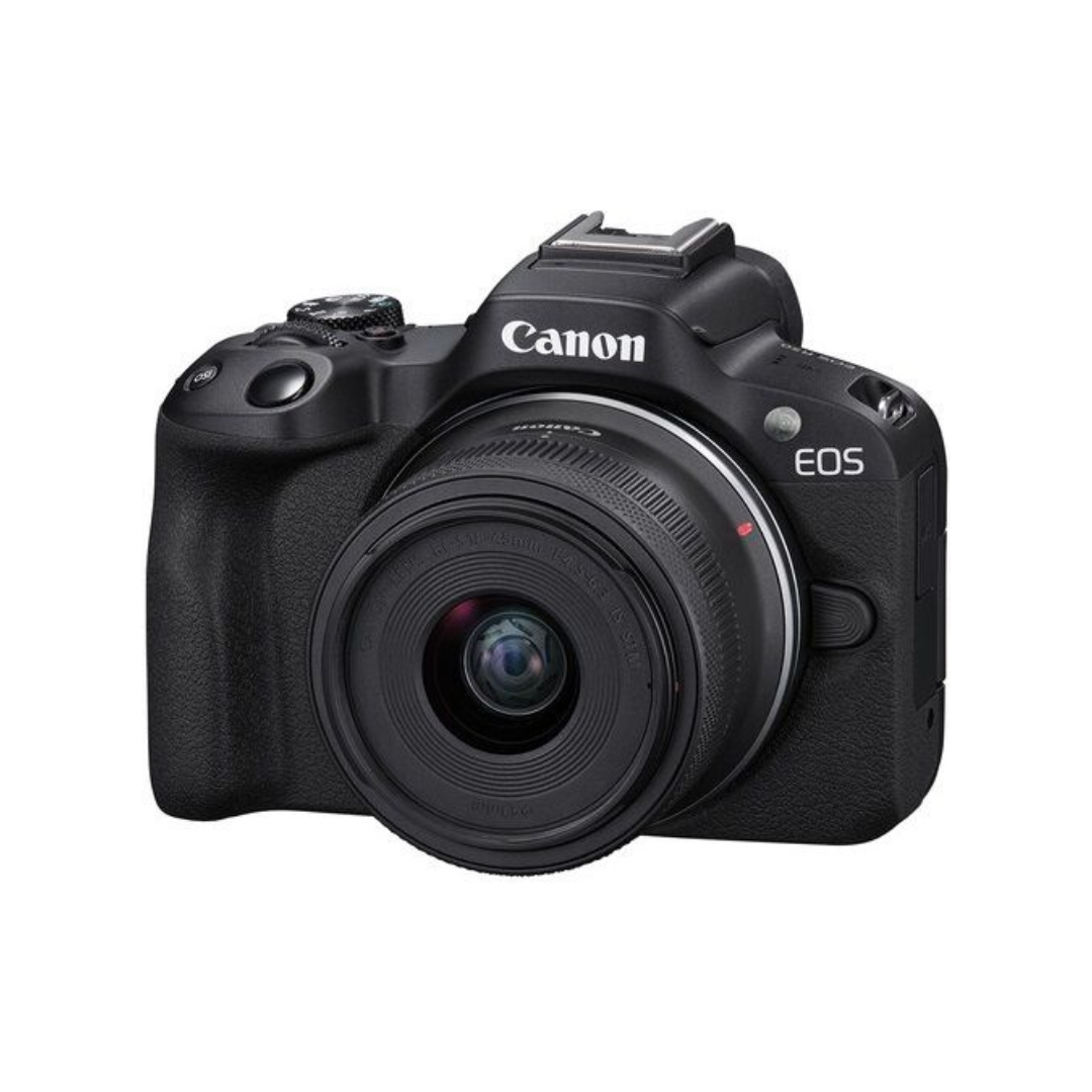 Canon EOS R100 Mirrorless Camera with 18-45mm IS STM Lens