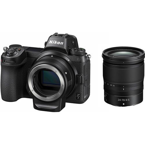 Nikon Z7 Mirrorless Digital Camera with 24-70mm Lens and FTZ Adapter Kit