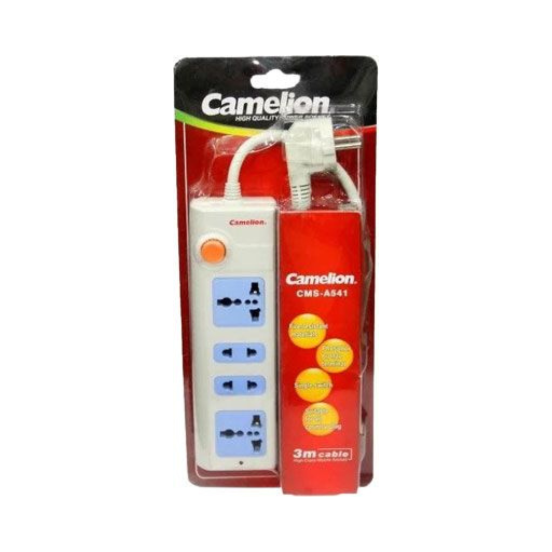 Camelion CMS-541 4 Sockets Extension Lead 3M Cable