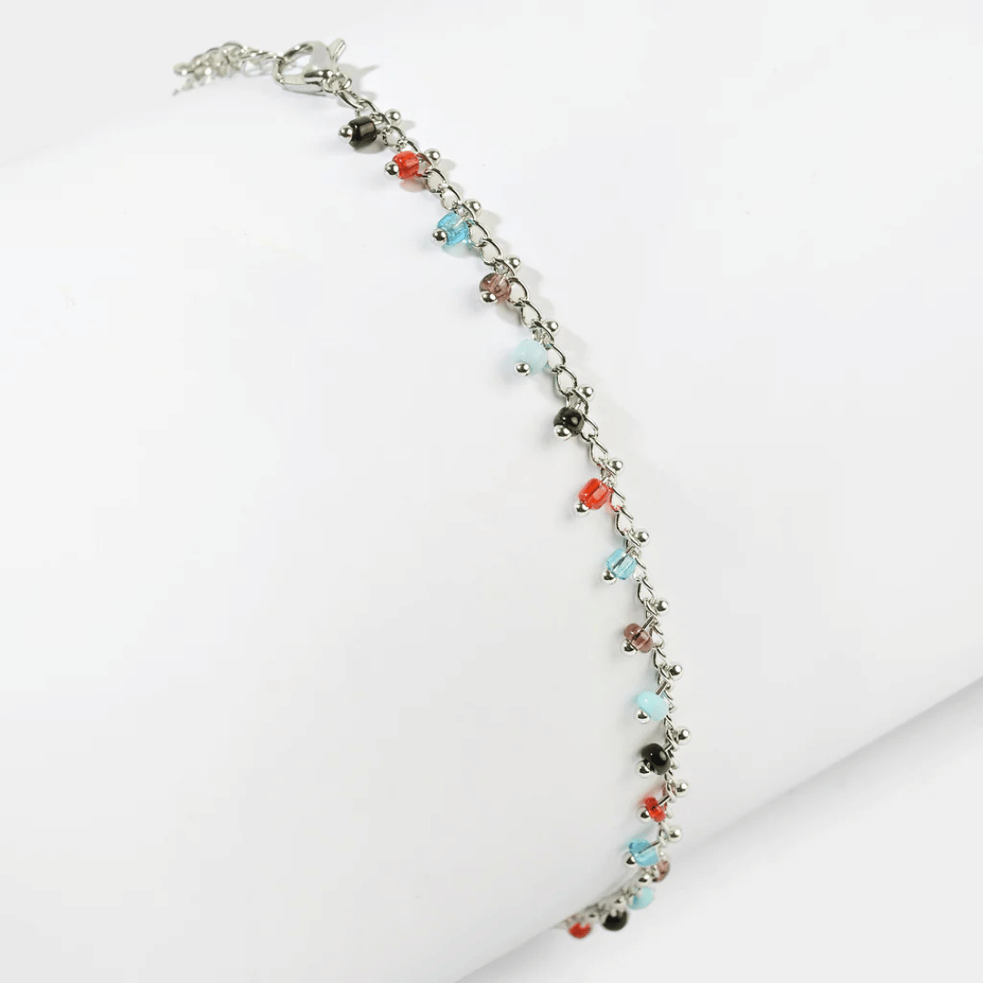 "Elegant Girls' Anklet – Sparkling Fancy Charm"